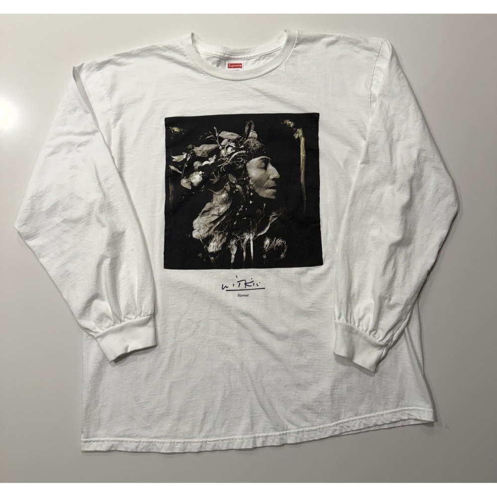Supreme Joel-Peter Witkin Harvest Long Sleeve Tee White FW20 Mens XL FW20T53